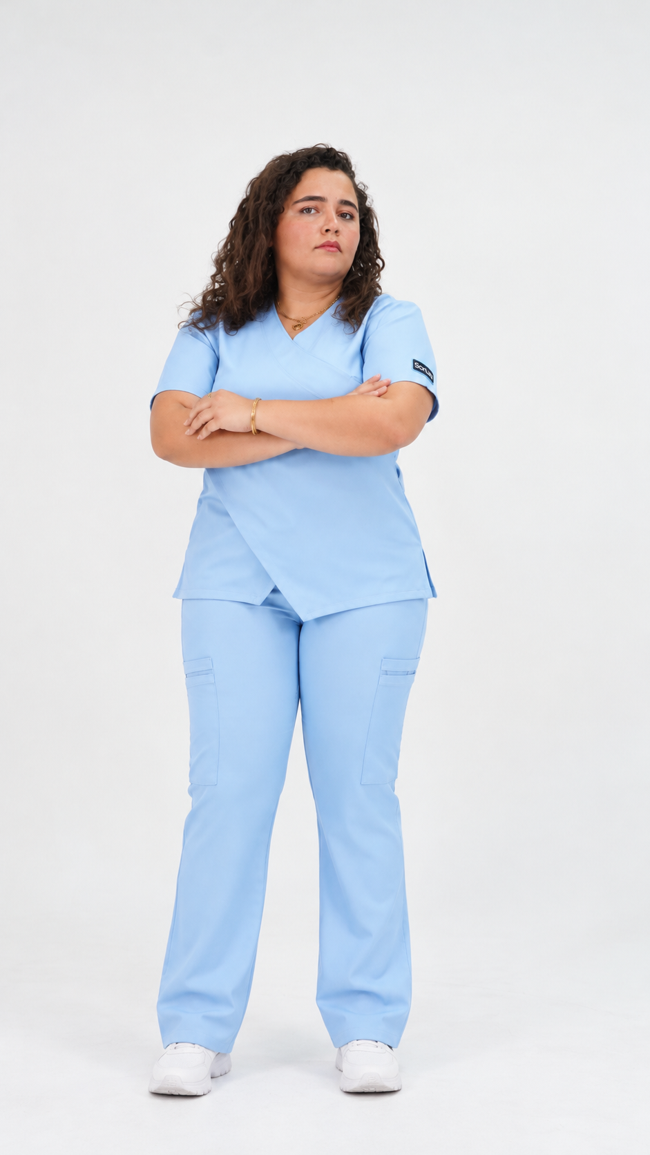 Fearless Female scrub in baby blue