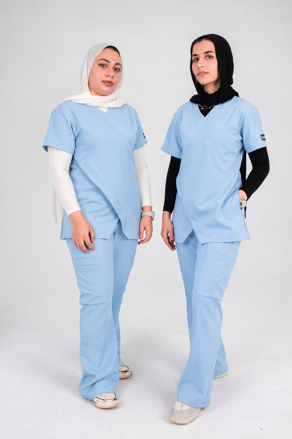 Fearless Female scrub in baby blue