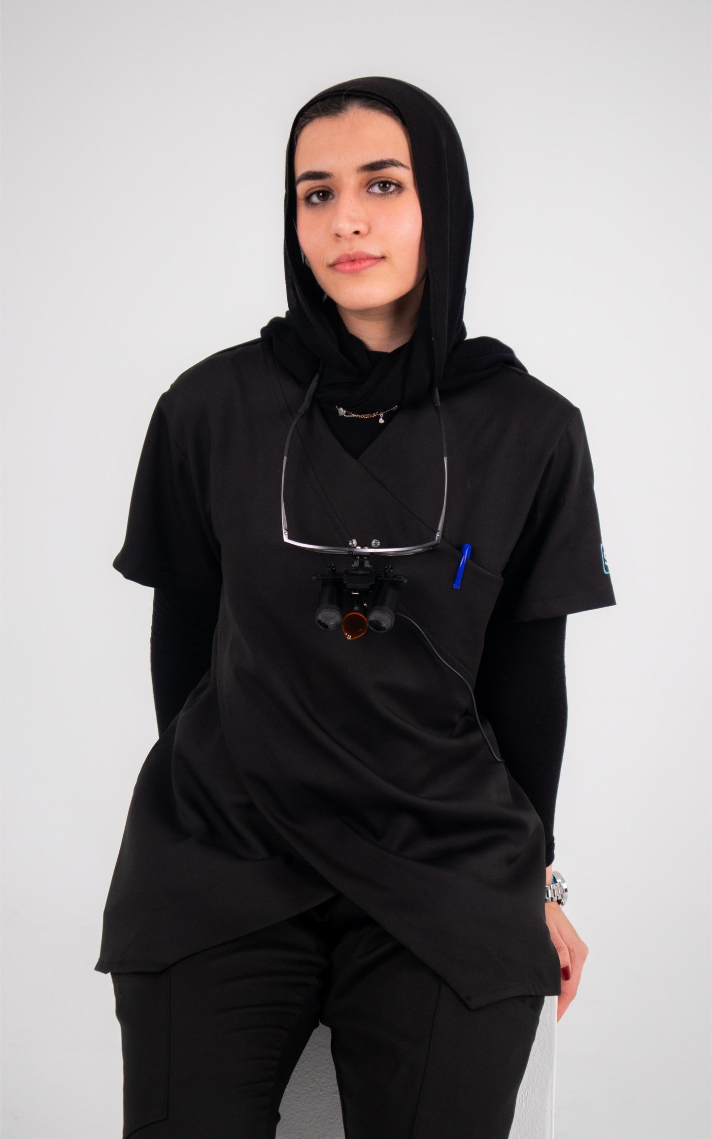 Fearless female scrub in Black