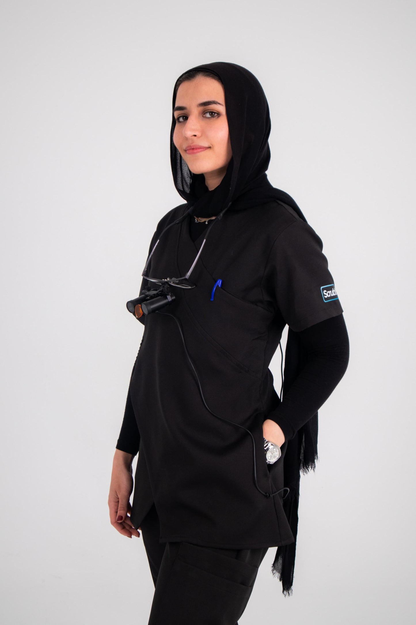 Fearless female scrub in Black