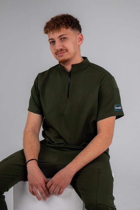 Unparalleled scrub in Olive Green