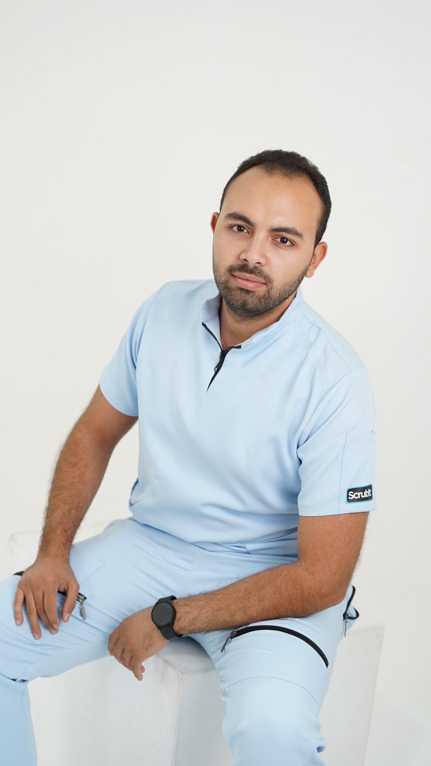 Unparalleled scrub in Baby Blue