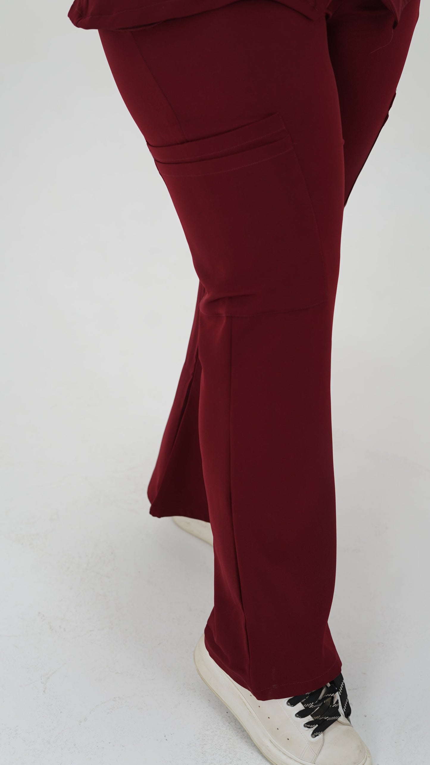 Fearless female scrub in Burgundy