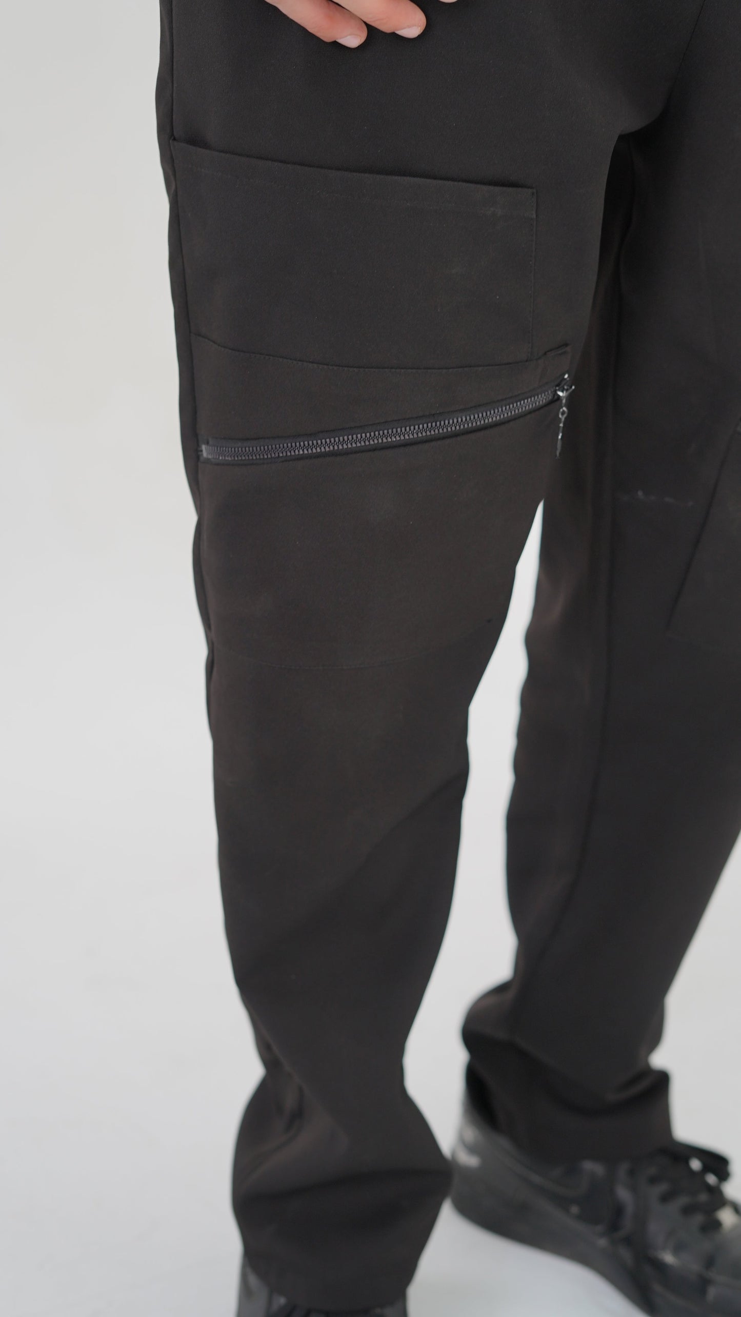 Elite male scrub in black