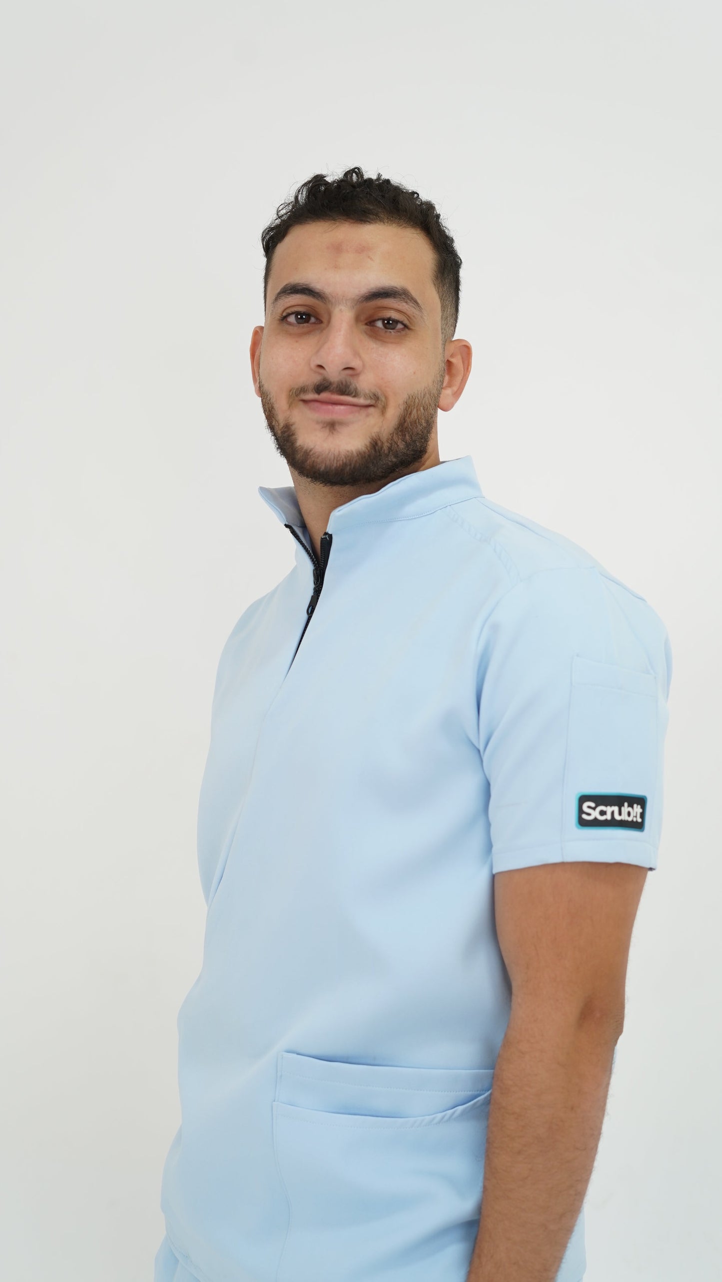 Unparalleled scrub in Baby Blue