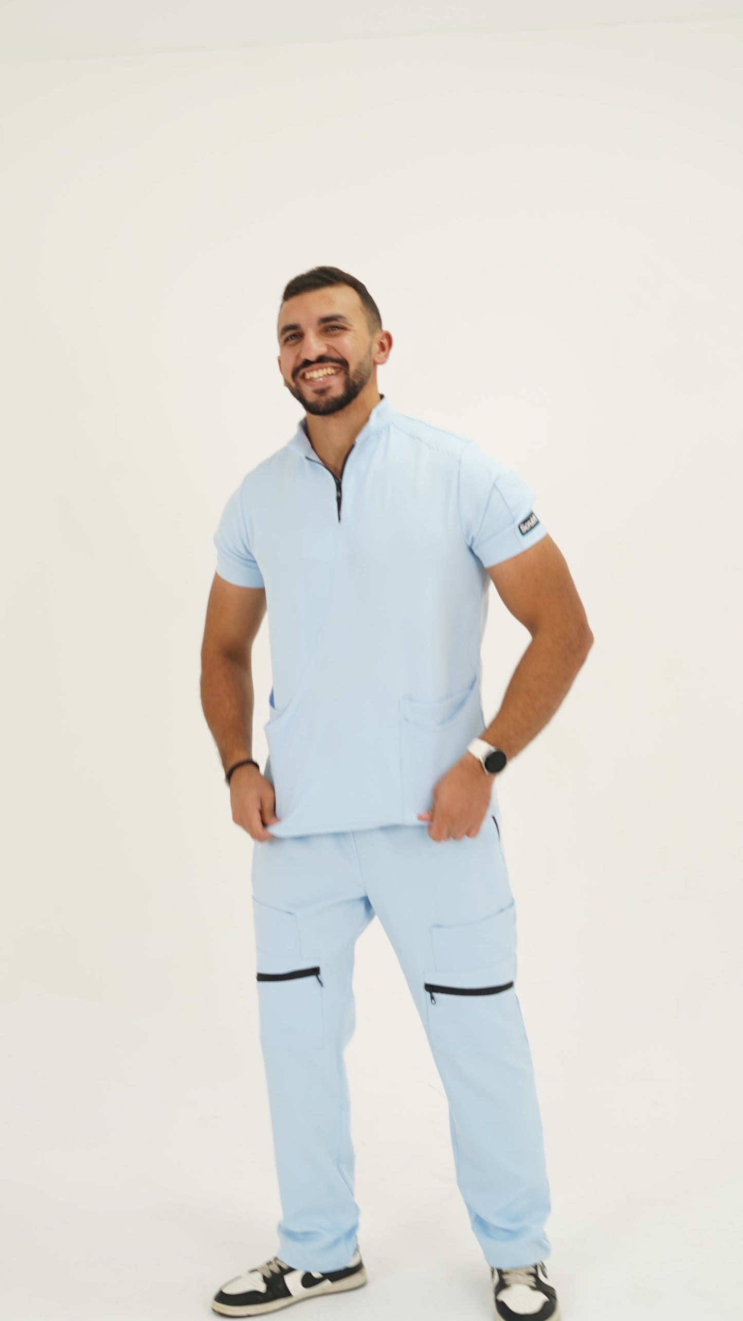 Unparalleled scrub in Baby Blue