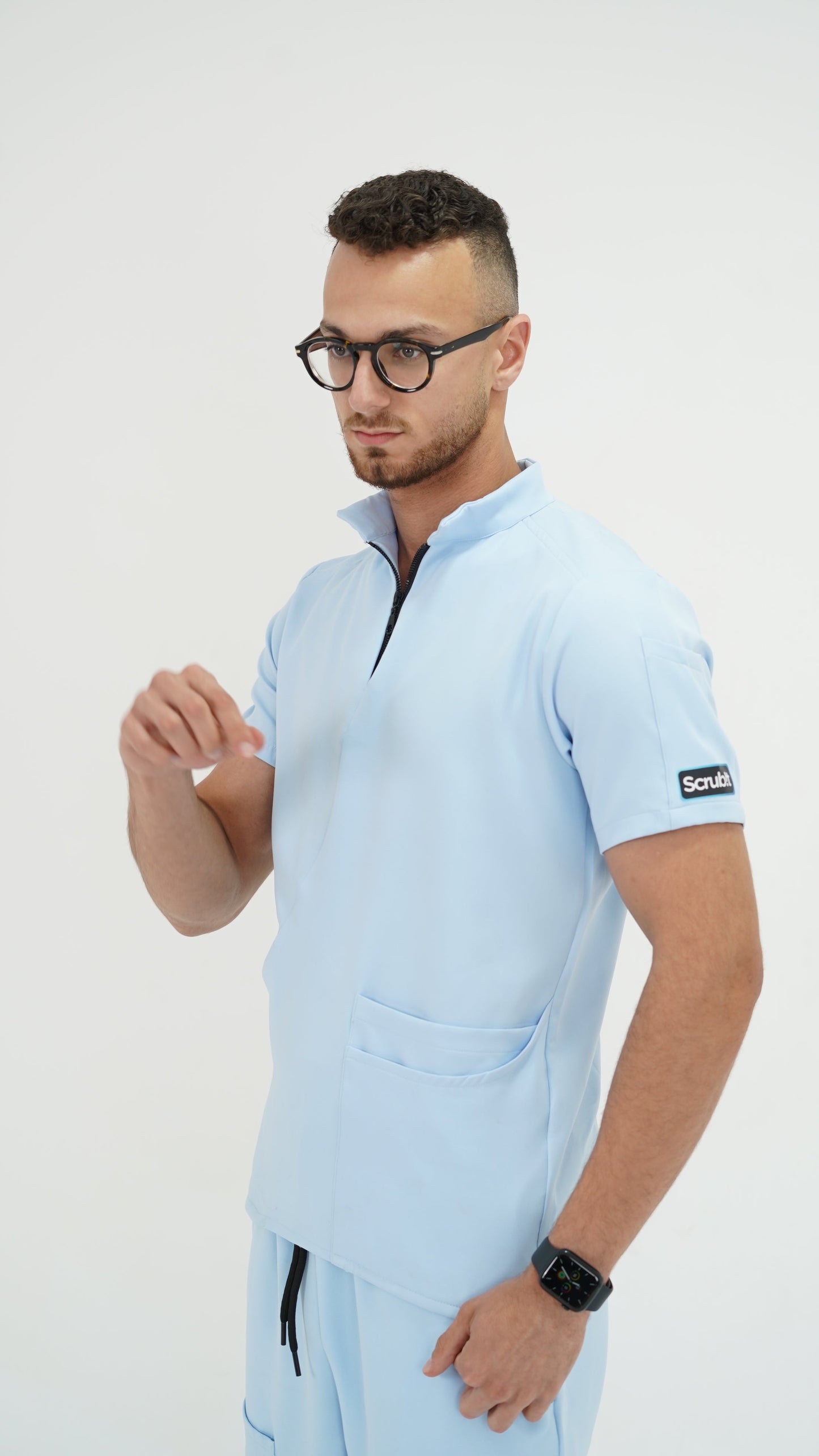 Unparalleled scrub in Baby Blue